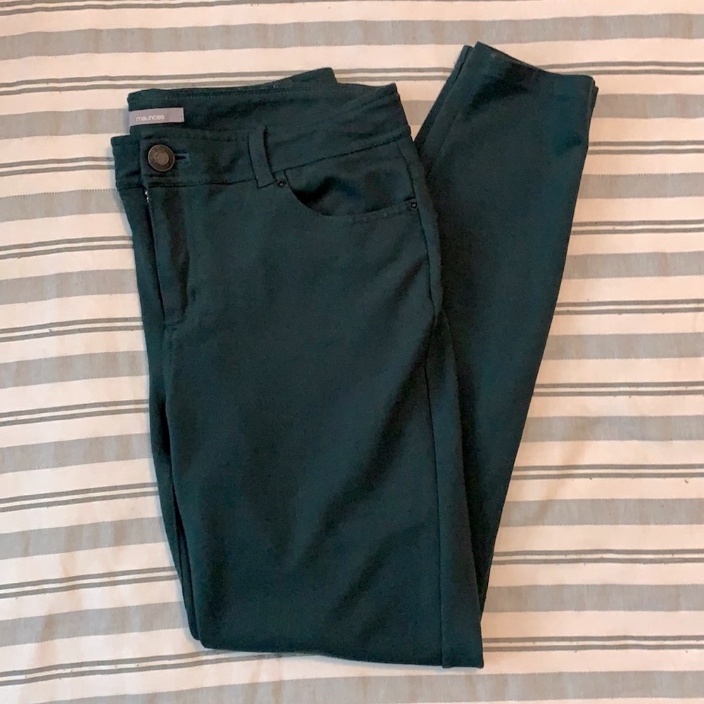 Maurice’s skinny ankle pant - Forest Green